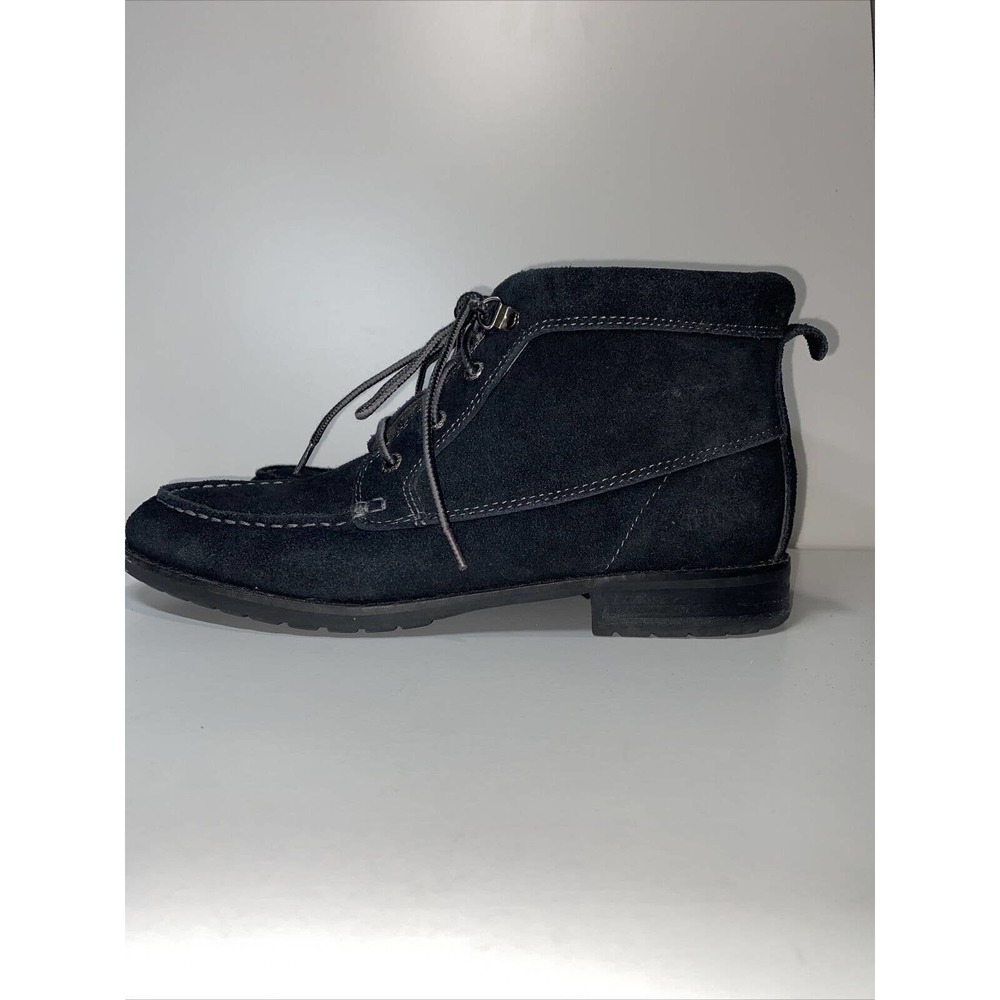 Women's Sebago Wander Black Suede Lace Up Urban Ankle Chukka Boots Size 10M